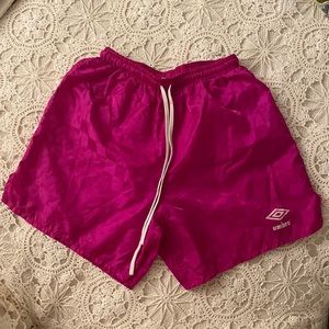 Umbro Iconic Checkerboard Shorts Hot Pink
